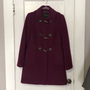 Talbots Hooded Wool Duffel Coat